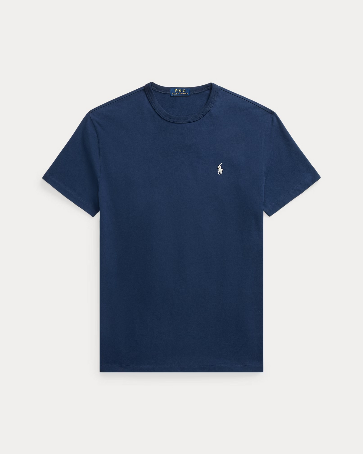 Classic Fit Jersey Crewneck T-Shirt - Navy