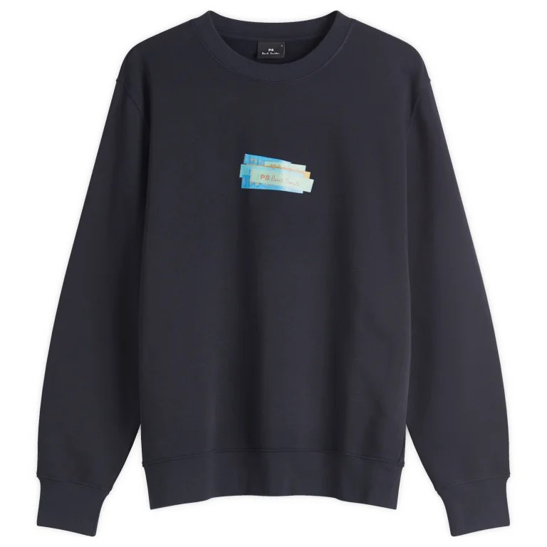Label Logo Sweatshirt - Navy