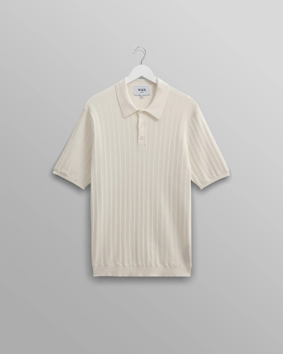 Naples Knitted Polo - White