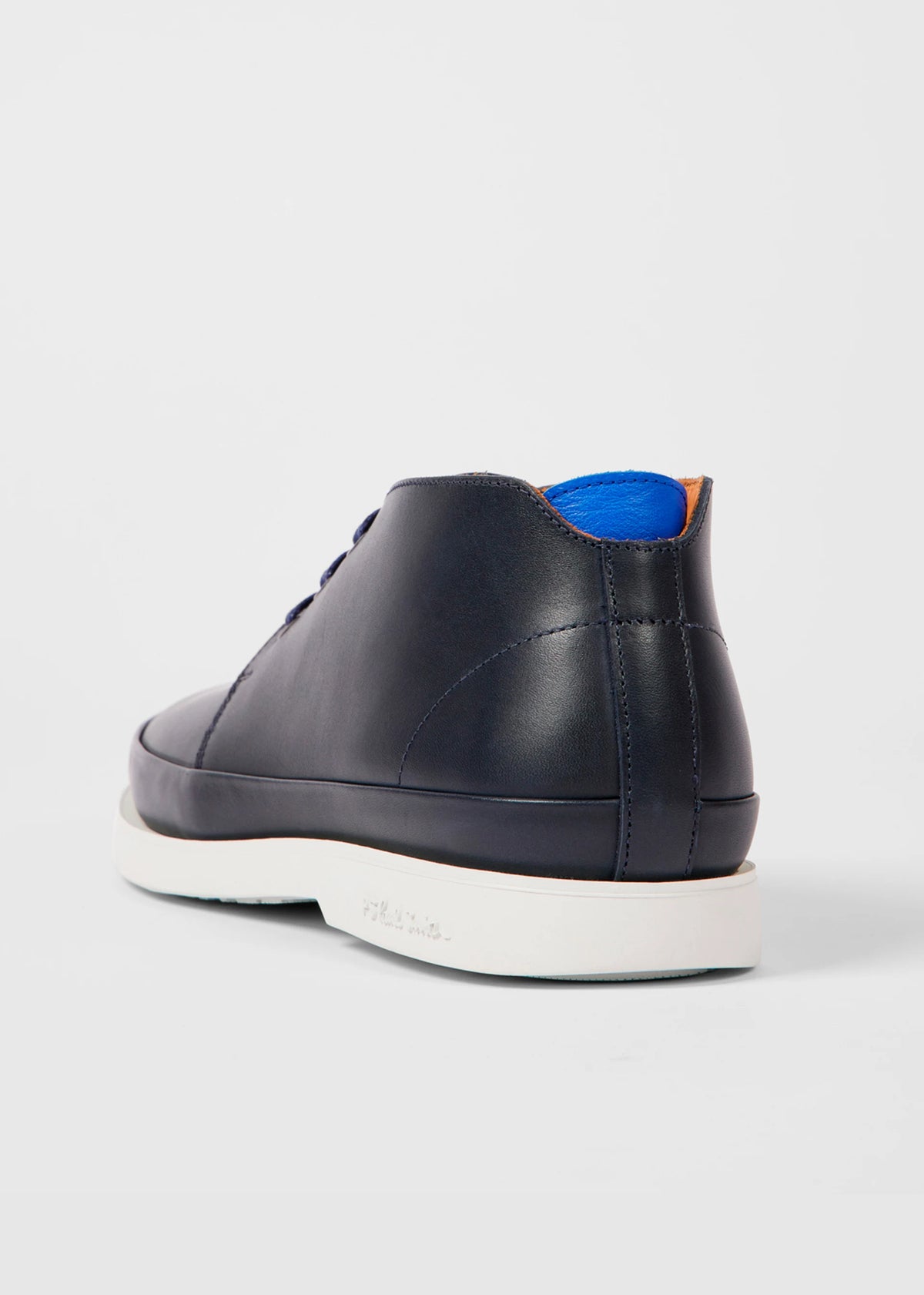 Crane Leather Boot - Navy