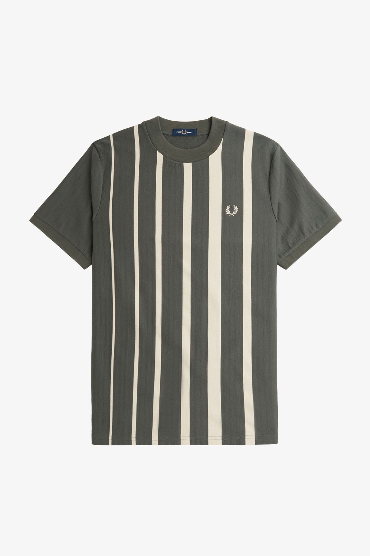 Heavyweight Stripe T-Shirt - Green/White