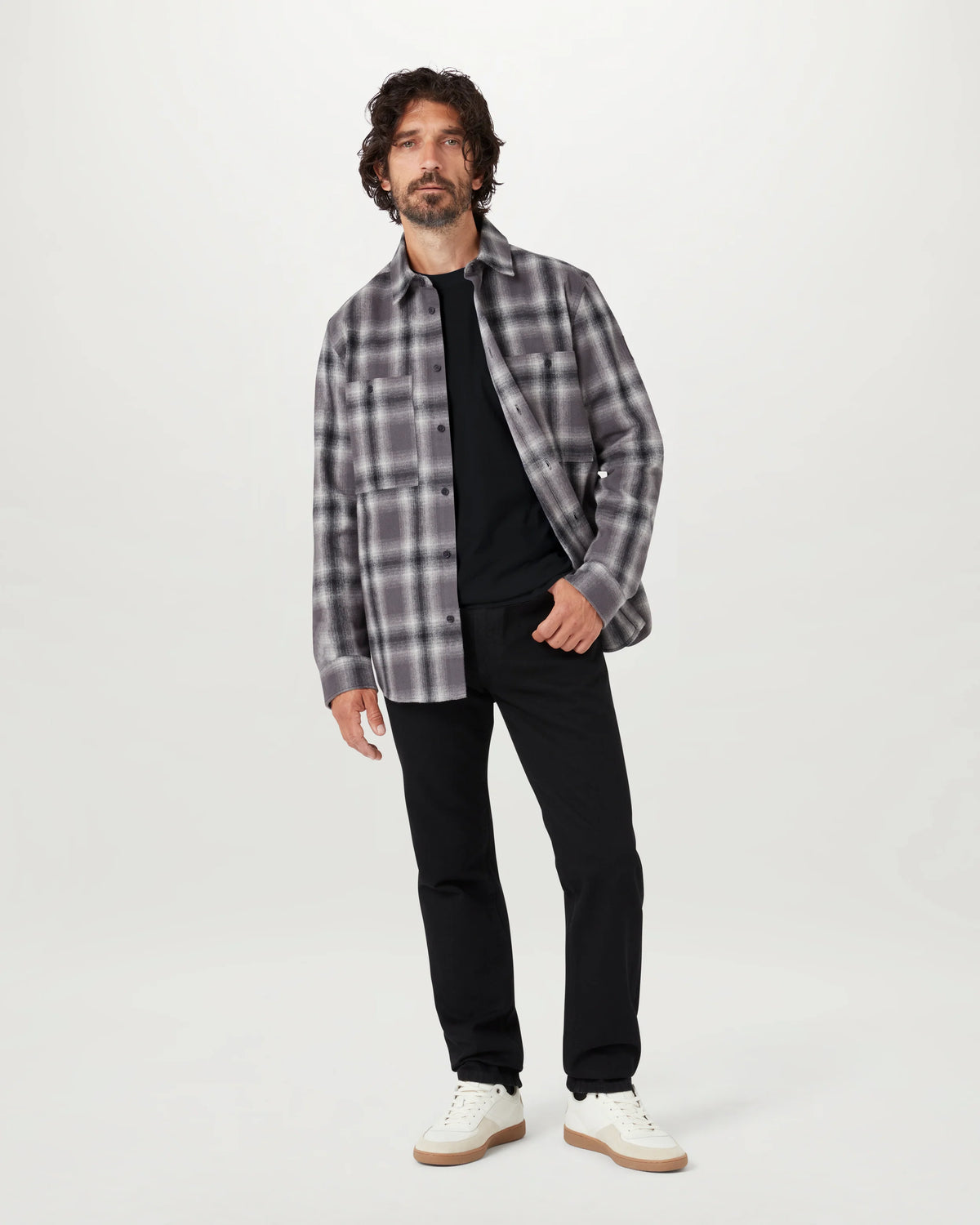 Outpost Flannel Shirt - Grey/Black