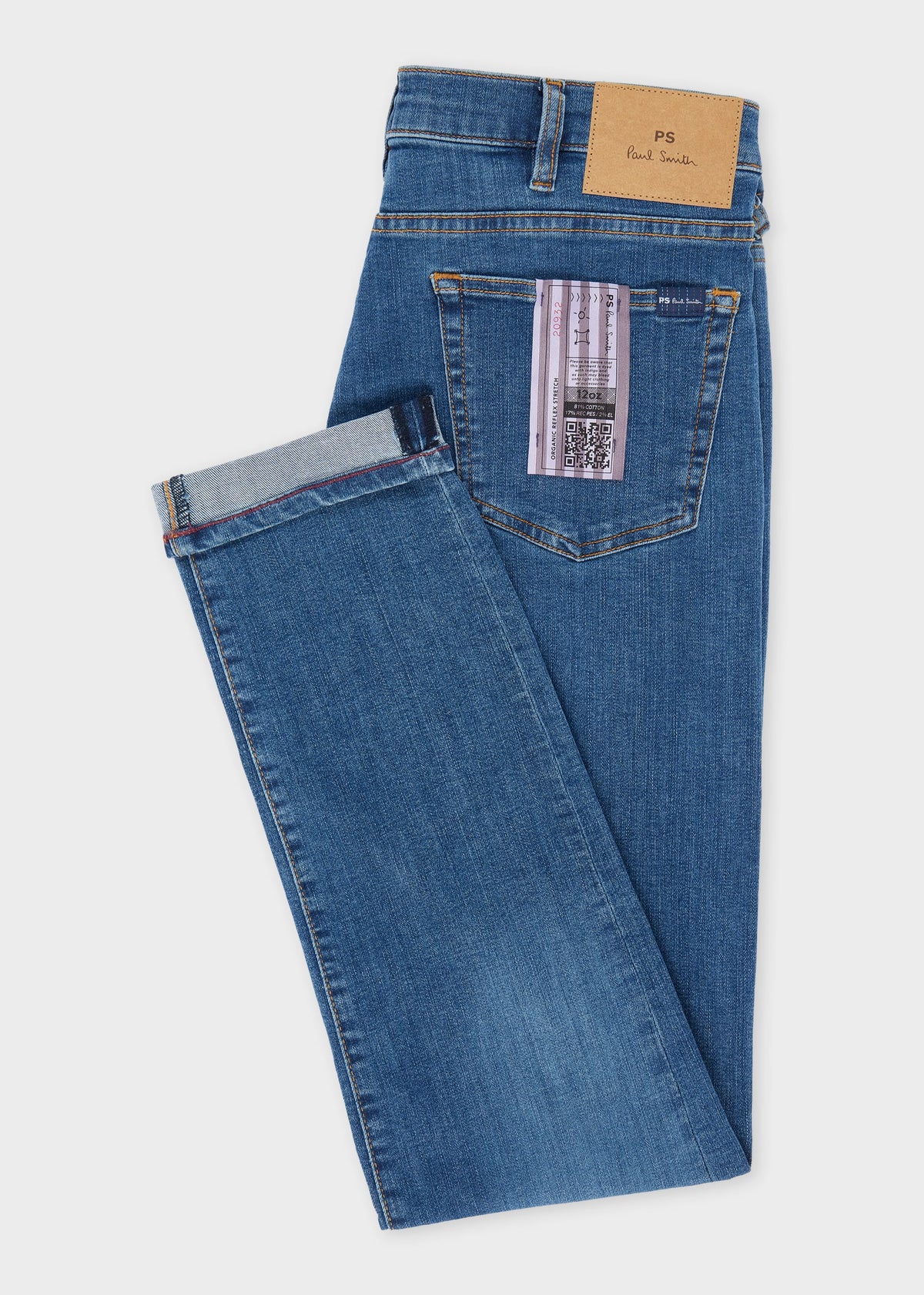 Tapered Fit Organic Reflex Stretch Jean - Antique Blue
