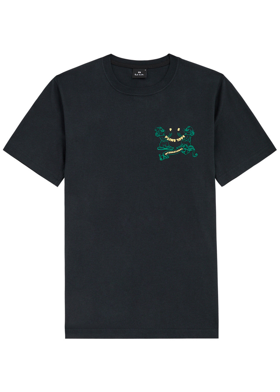 Paul Smith International Chipmunk Printed T-Shirt - Navy