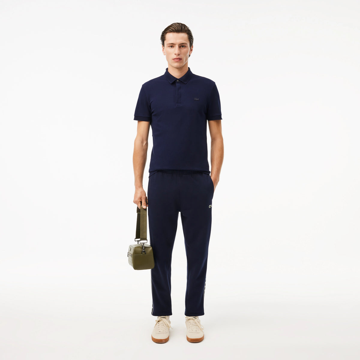 Regular Fit Stretch Cotton Paris Polo - Navy