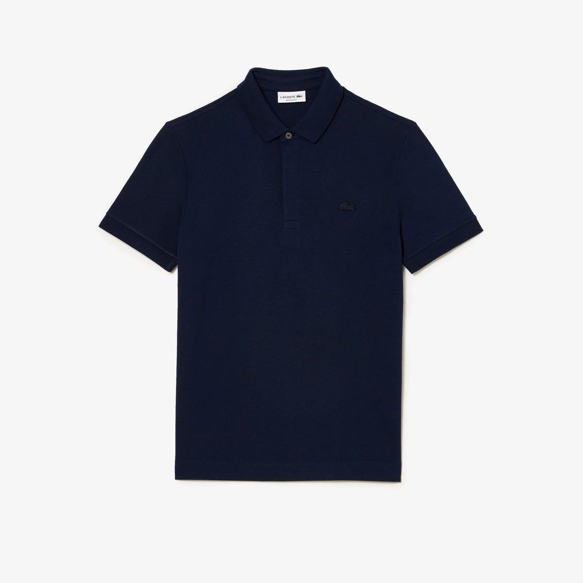 Regular Fit Stretch Cotton Paris Polo - Navy