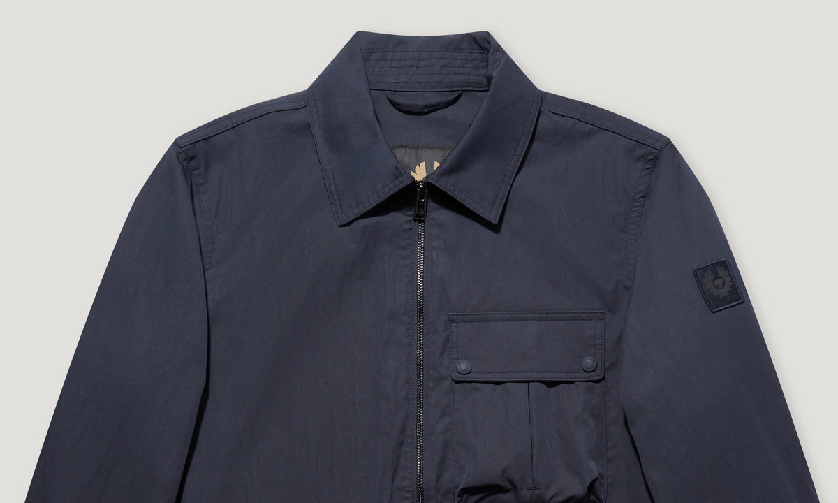 Drome Cotton Overshirt - Navy