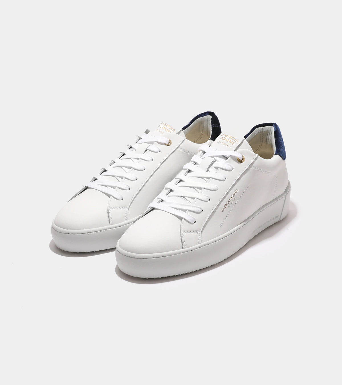 Zuma Diamond Velvet Quilt Leather - White