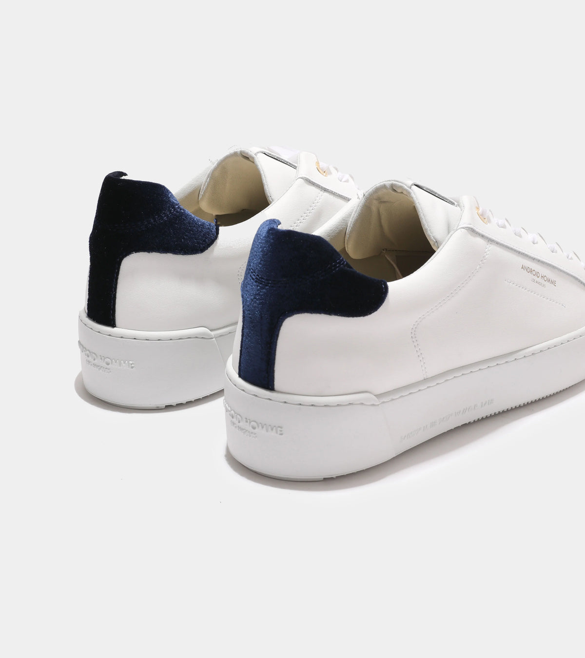 Zuma Diamond Velvet Quilt Leather - White