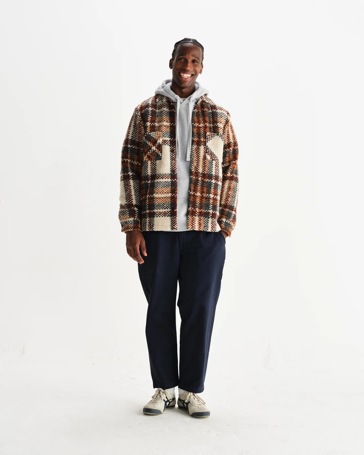 Whiting Wool Bobble Overshirt - Rustic/Multi