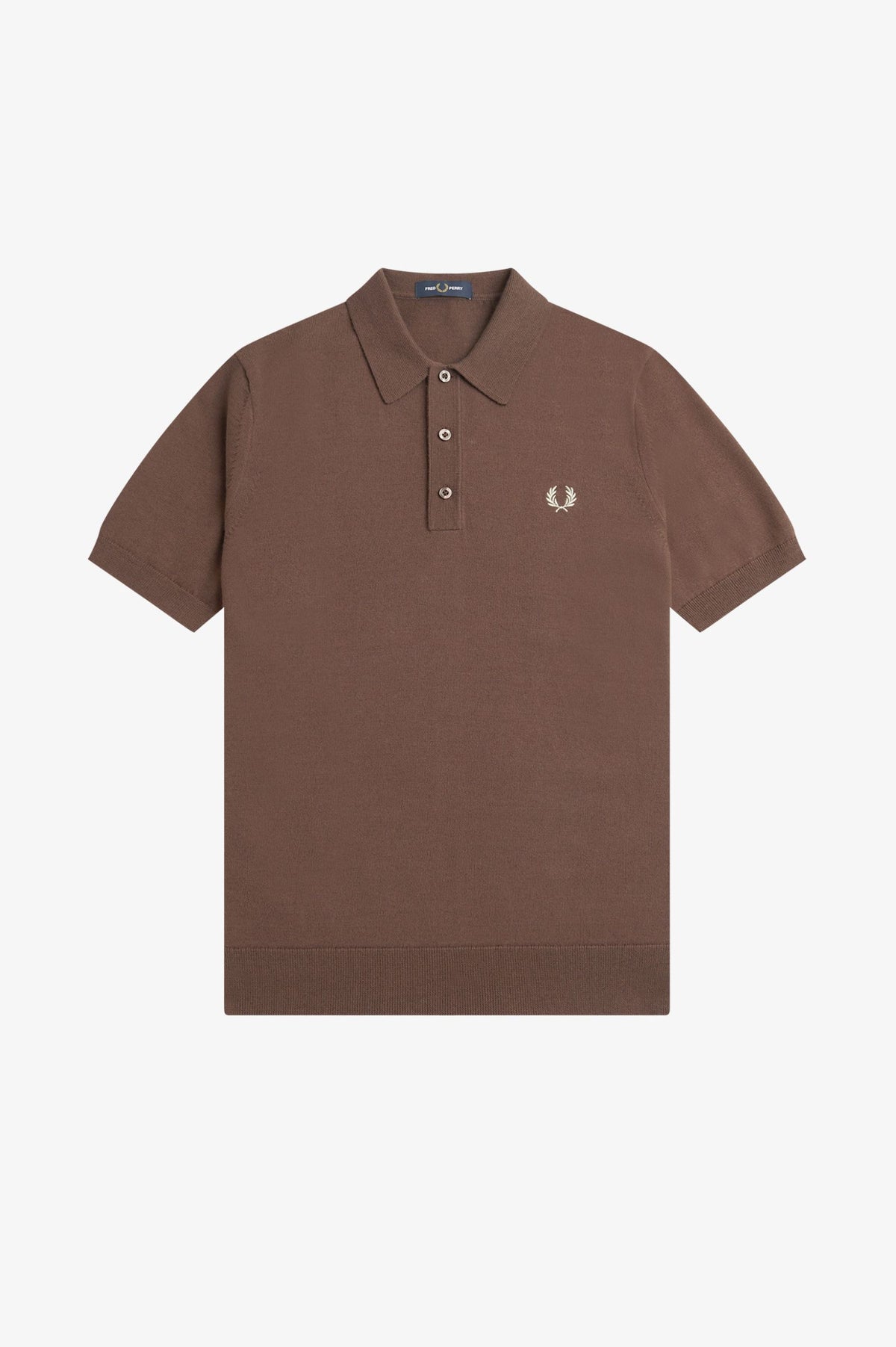 Classic Knitted Shirt - Brown