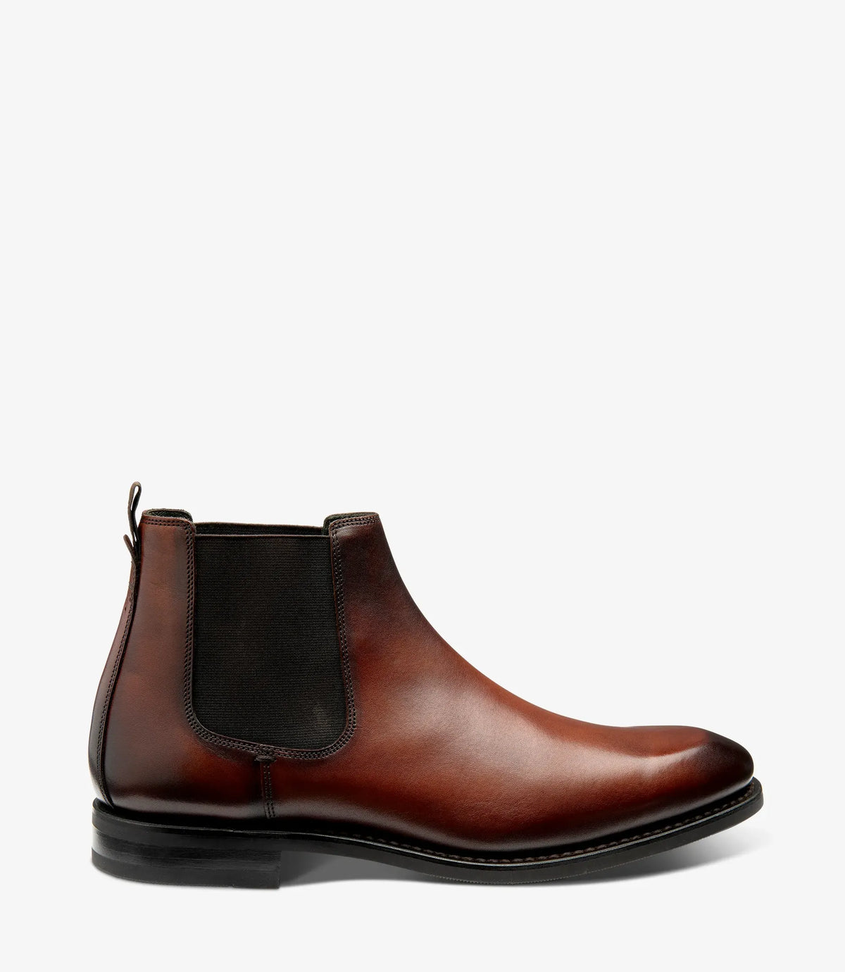 McBride Calf Leather Chelsea Boot - Brown