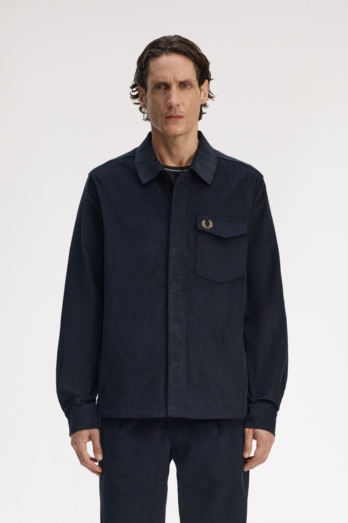 Corduroy Overshirt - Navy