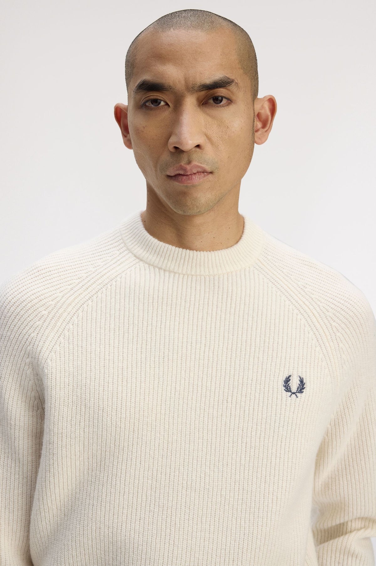 Lambswool Raglan Jumper - Ecru