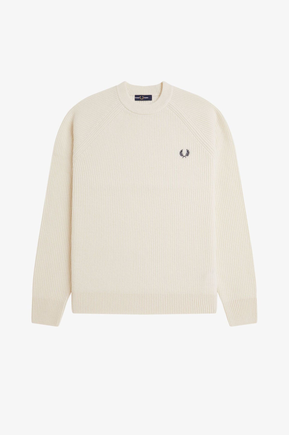 Lambswool Raglan Jumper - Ecru