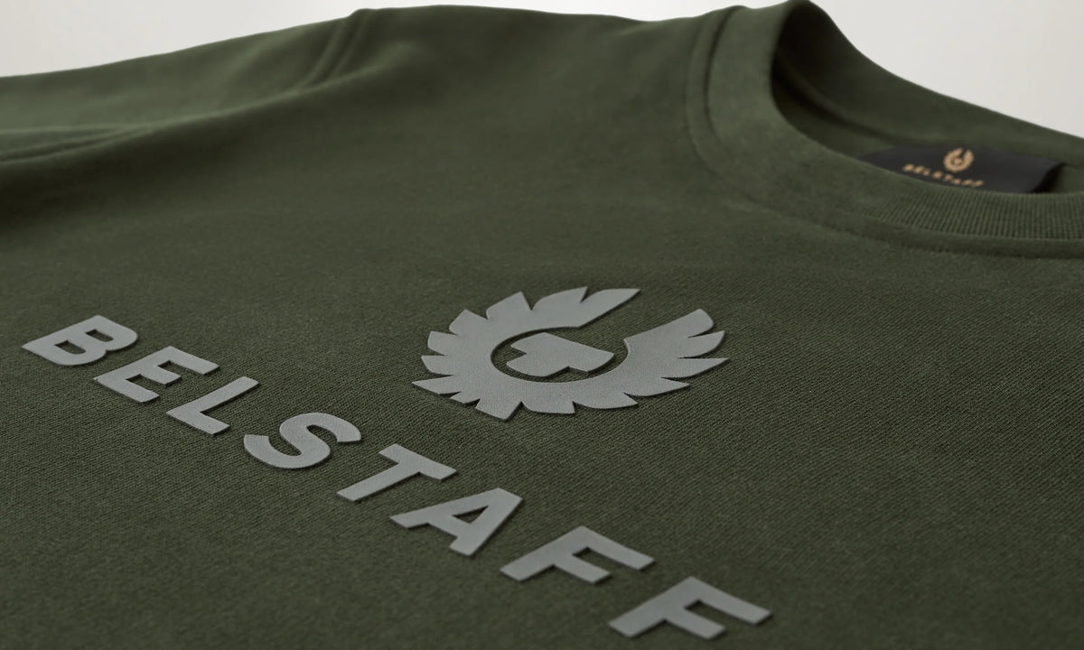 Signature Big Logo Sweatshirt - Khaki Green