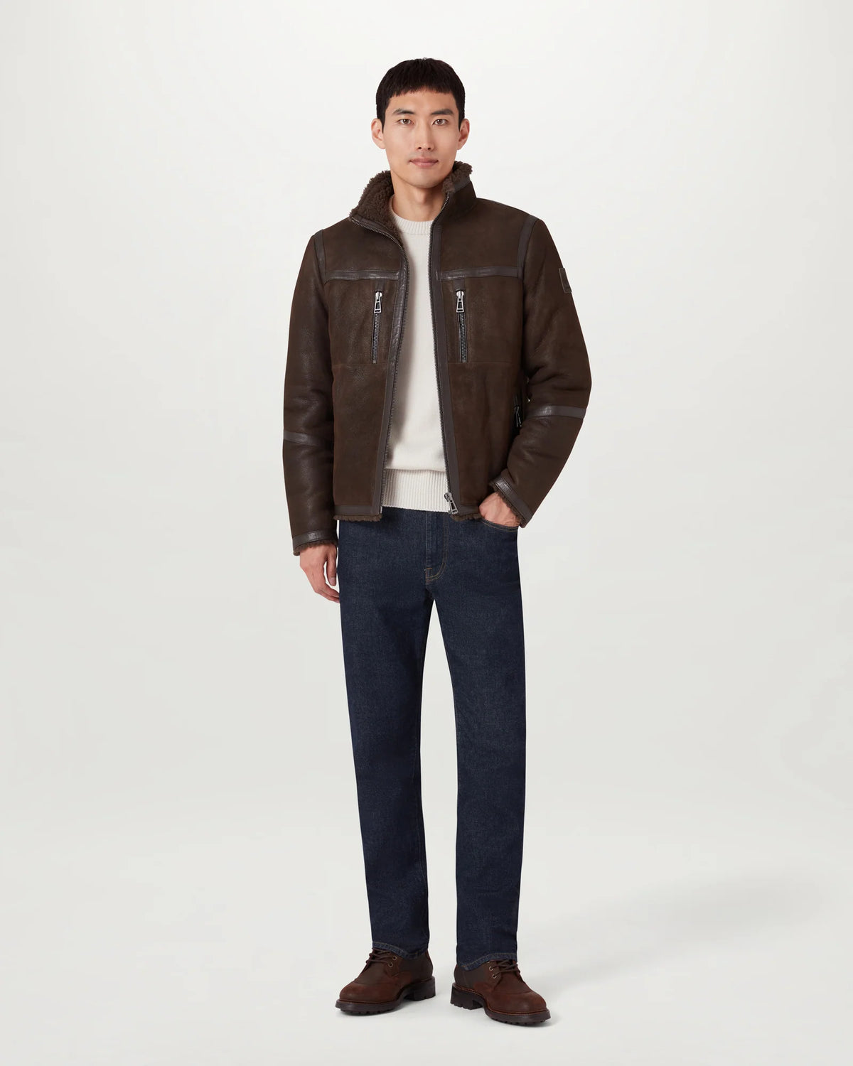 B69 Comfort Stretch Straight Leg Jean - Raw Denim