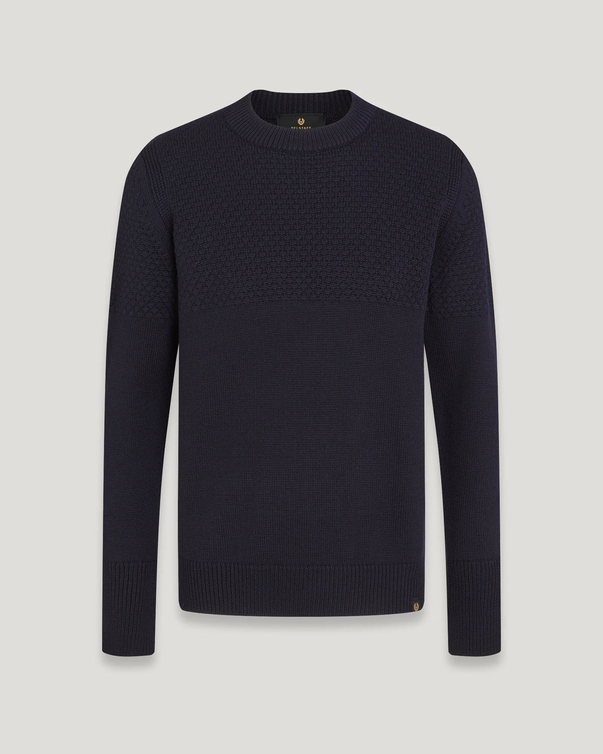 Sternway Waffle Knitted Jumper - Navy