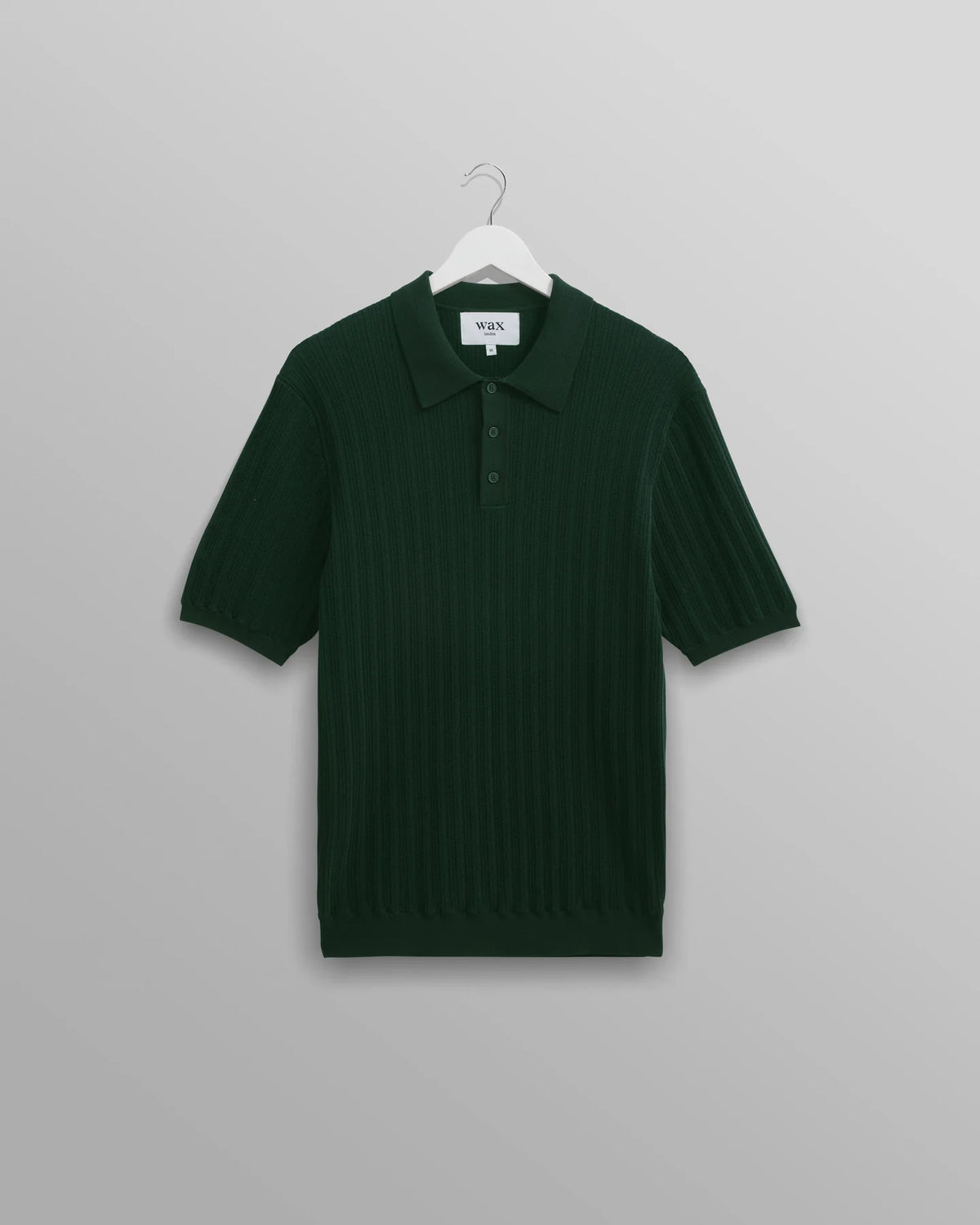 Naples Knitted Polo - Dark Green