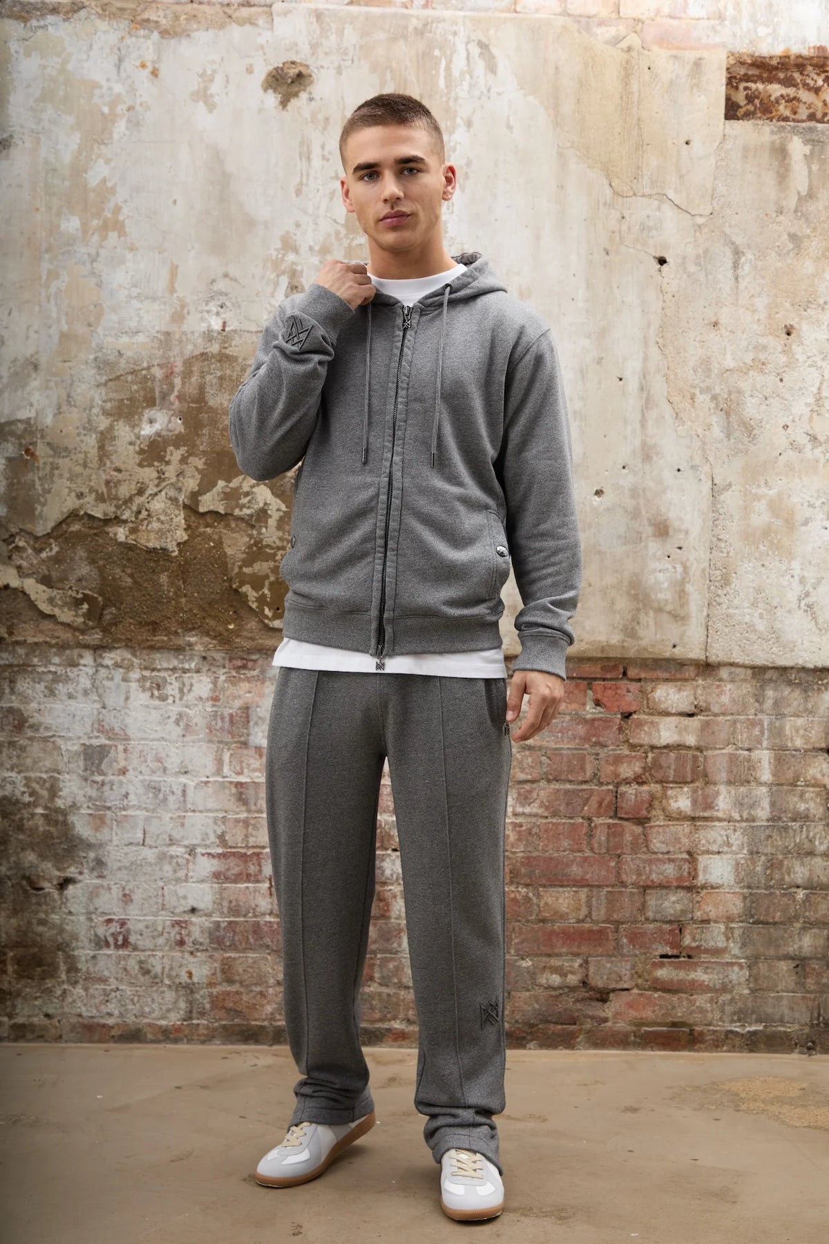 Prince Split Hem Sweatpants - Grey