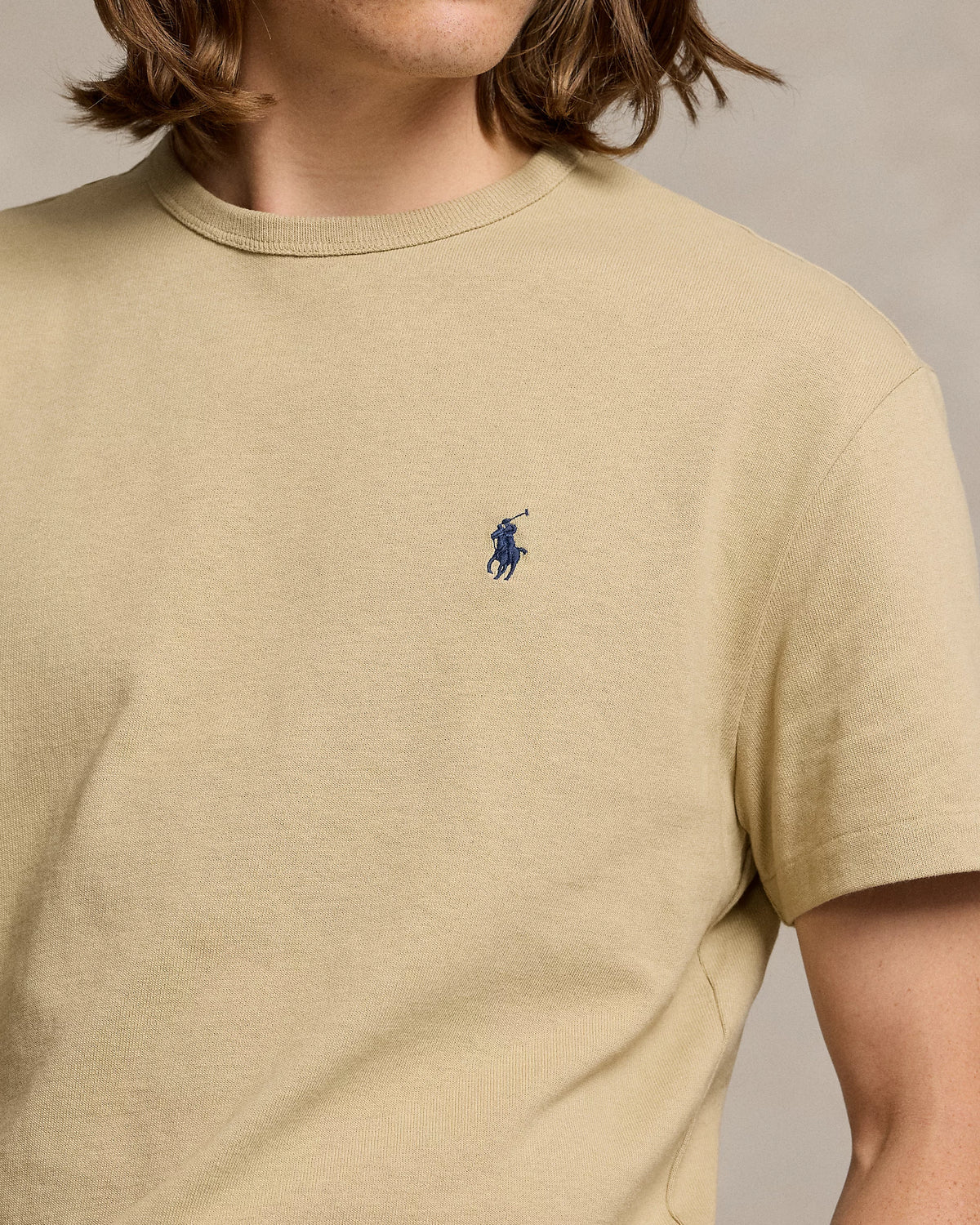 Heavy Weight Cotton T-Shirt - Khaki Tan