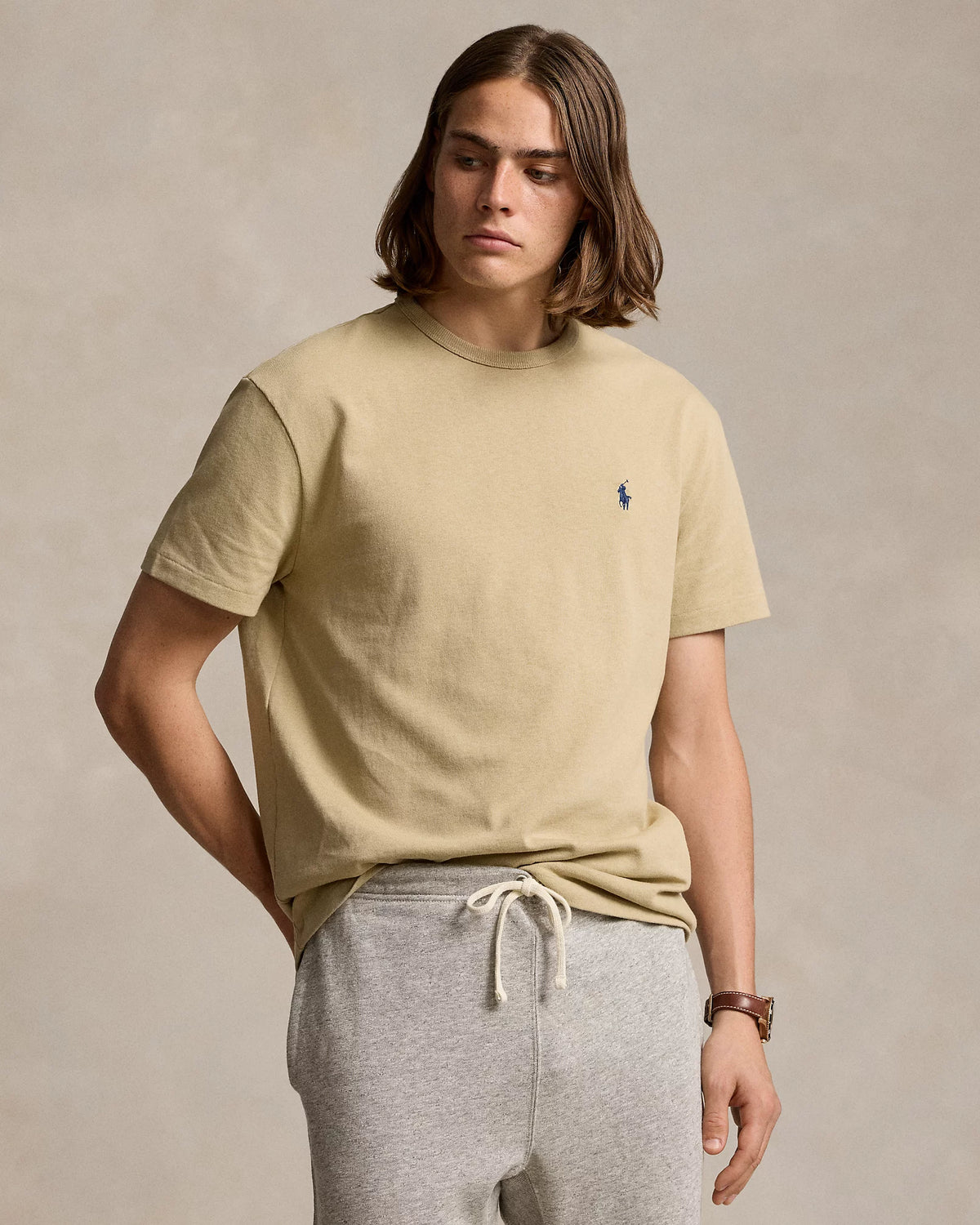 Heavy Weight Cotton T-Shirt - Khaki Tan