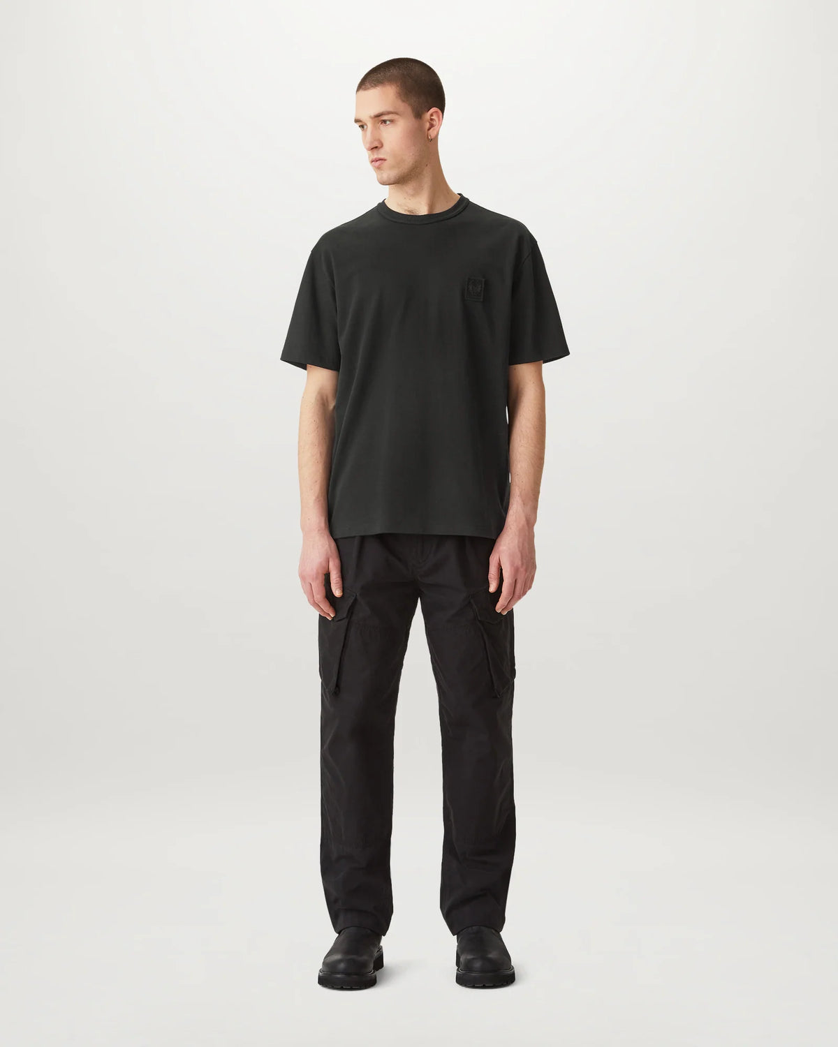 Hockley Heavyweight Cotton T-Shirt - Black