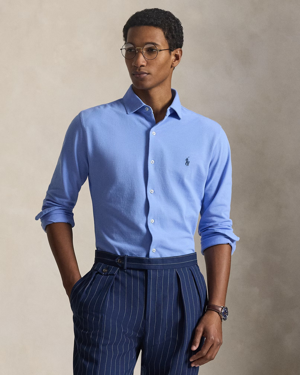 Featherweight Mesh Shirt - Sky Blue