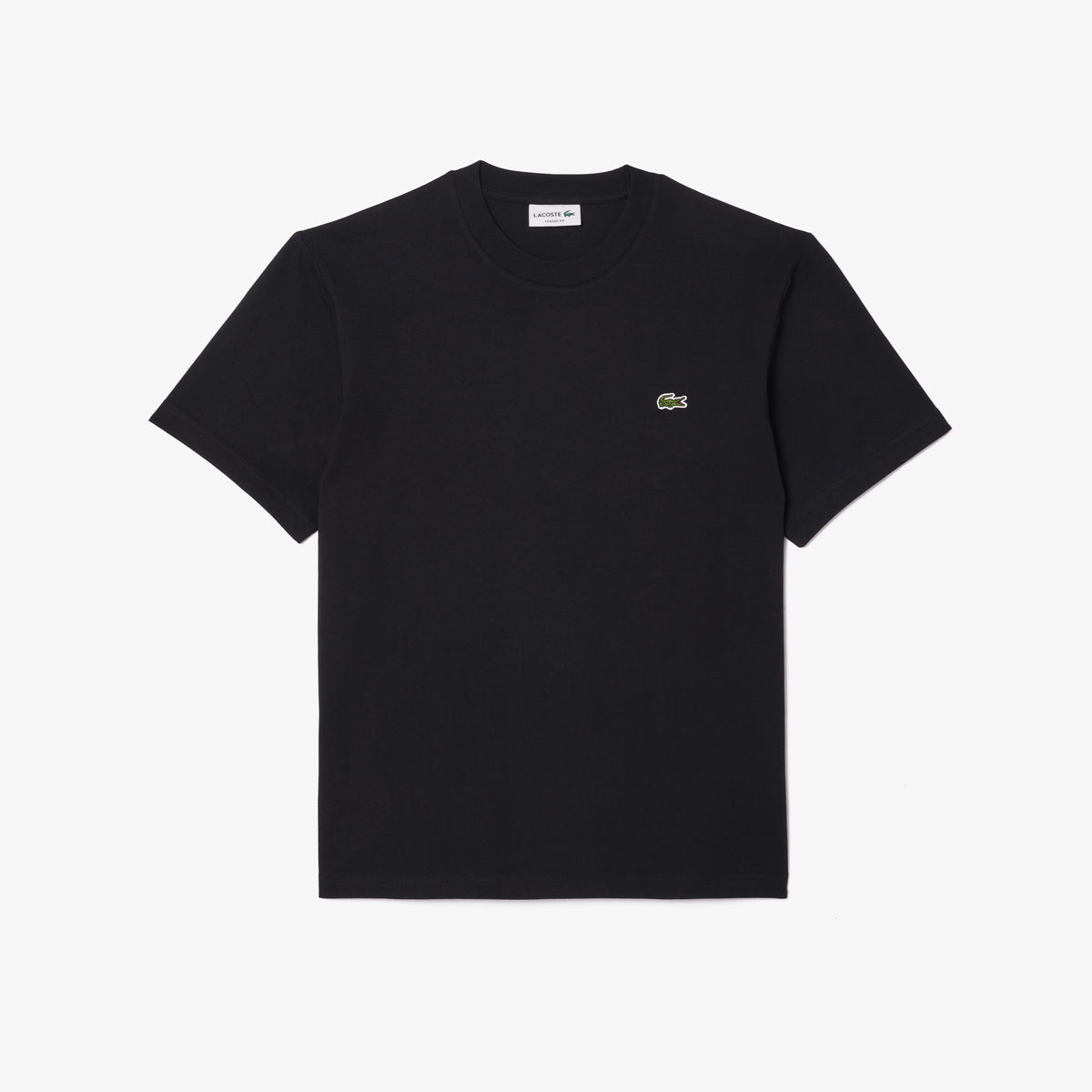 Croc Cotton T-Shirt - Black