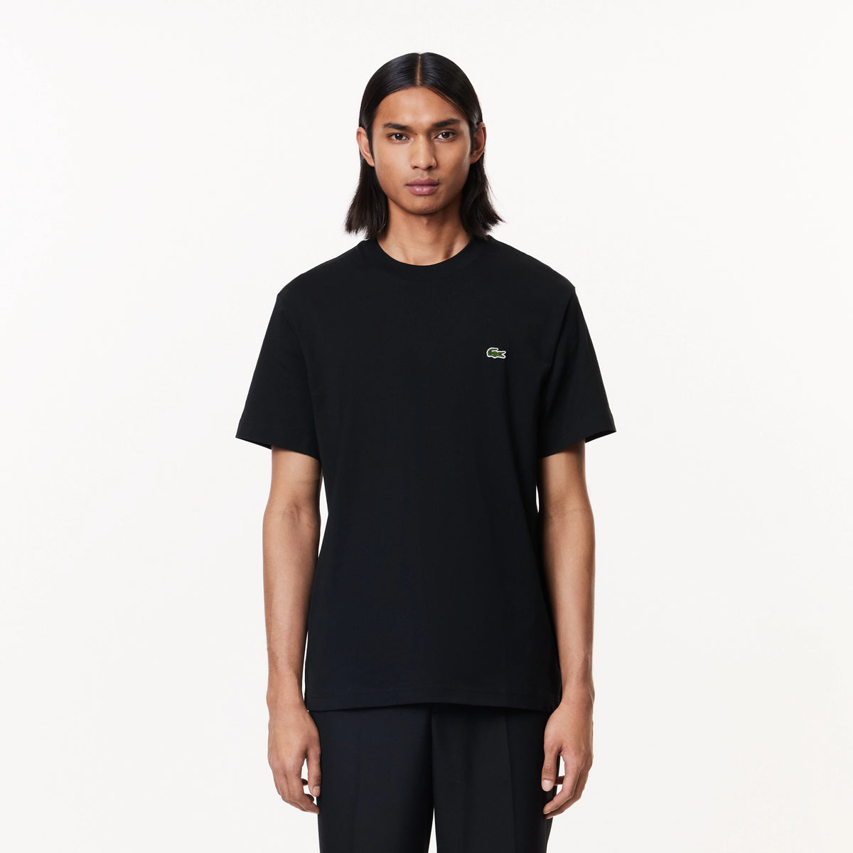 Croc Cotton T-Shirt - Black