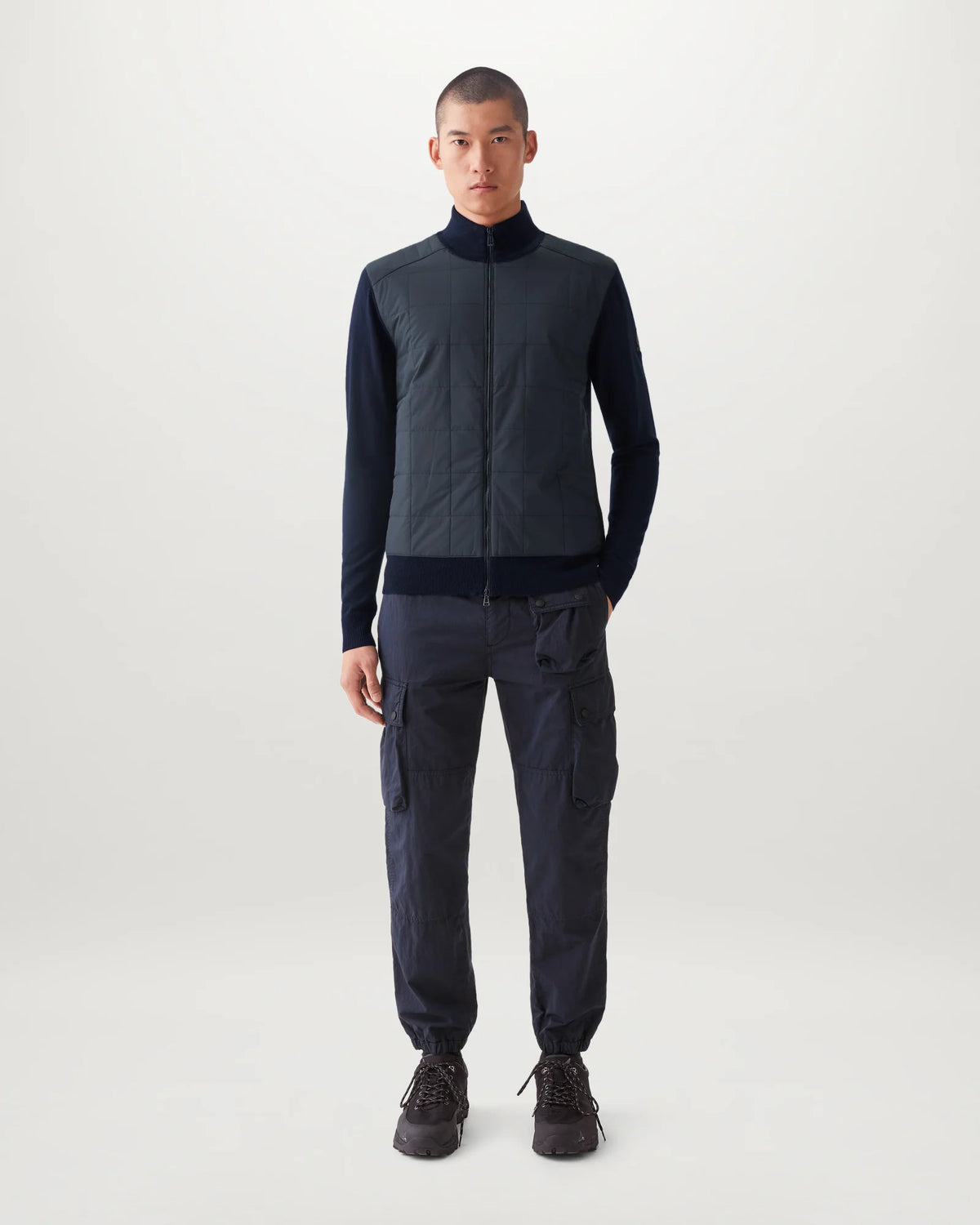 Kelbrook Zip Cardigan - Navy