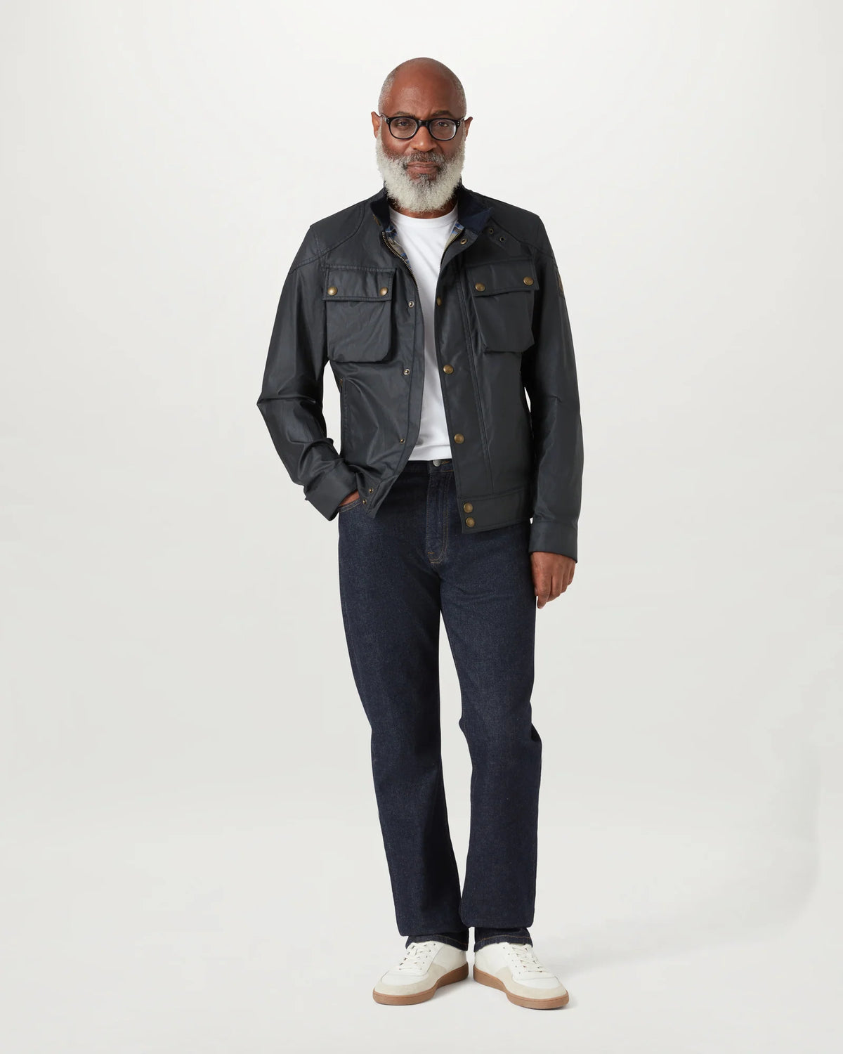 Racemaster Wax Jacket - Navy