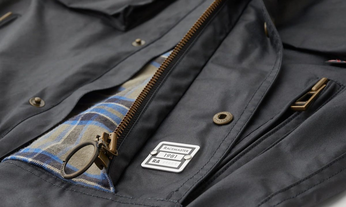 Racemaster Wax Jacket - Navy