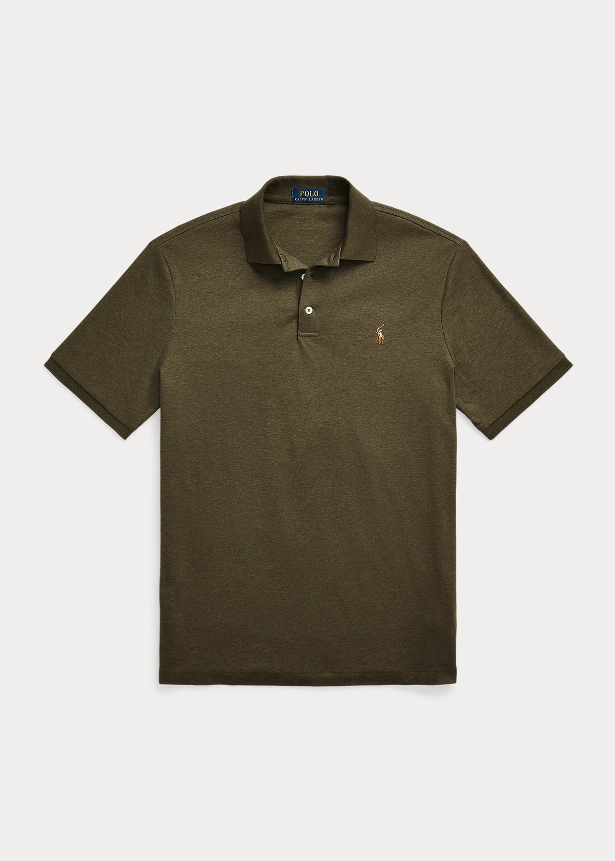 Custom Slim Fit Soft Cotton Polo Shirt - Olive