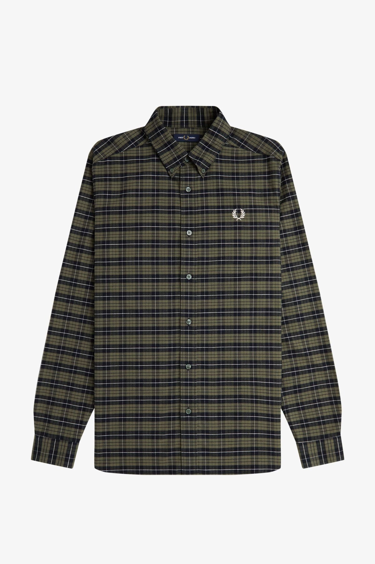 Brushed Cotton Tartan Shirt - Green