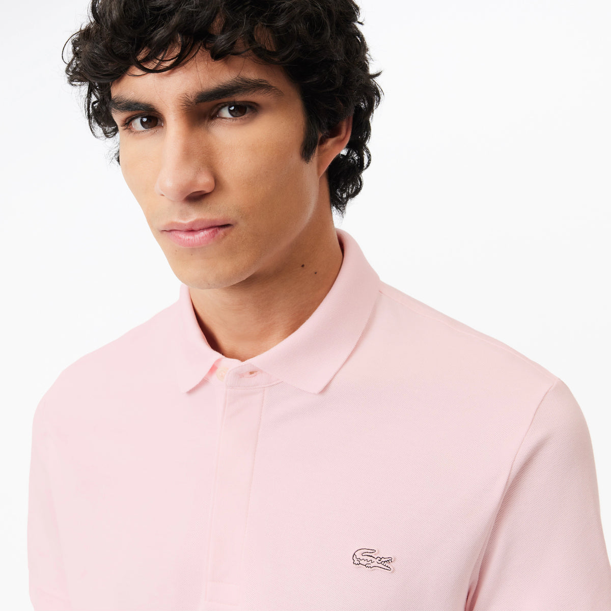 Regular Fit Stretch Cotton Paris Polo - Pink