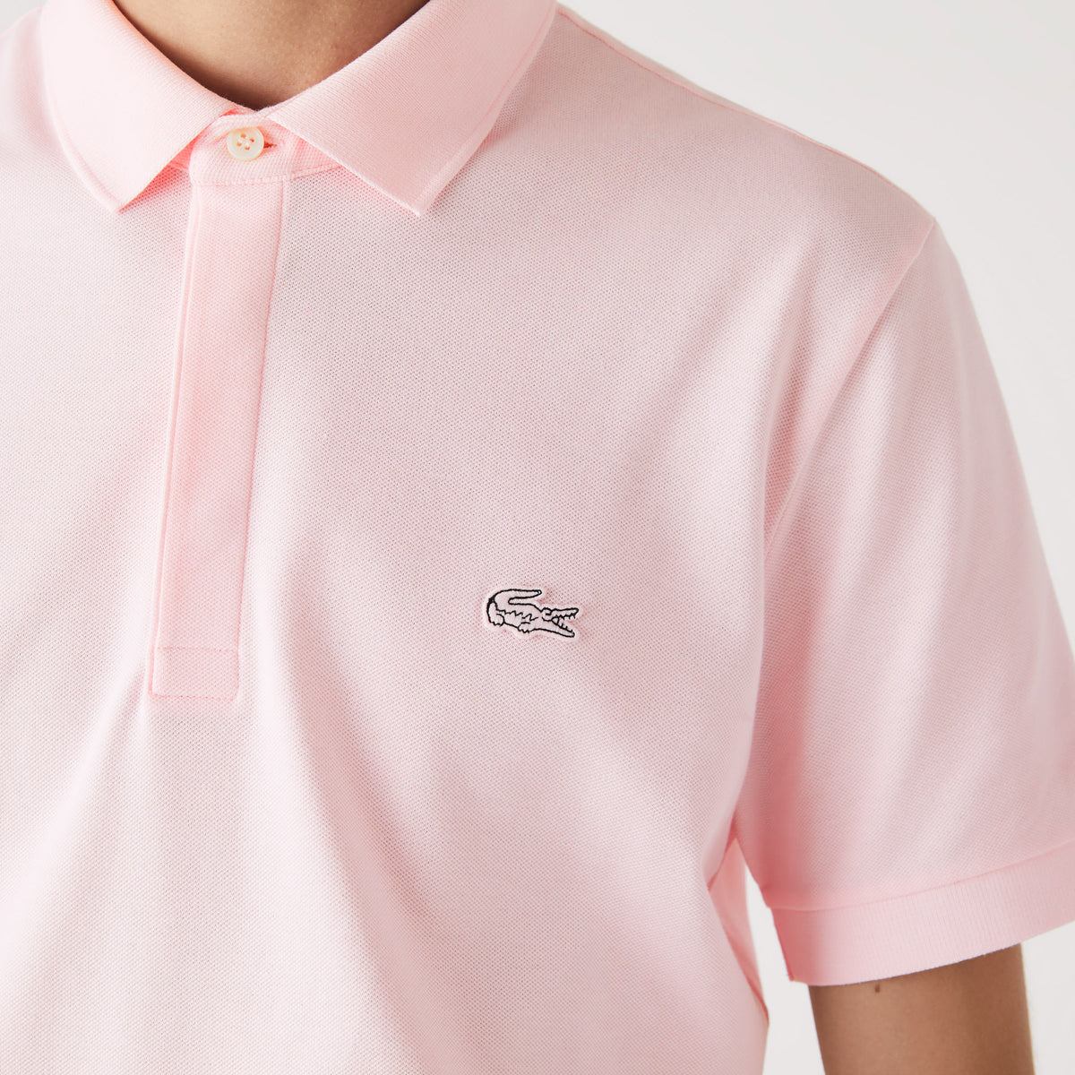 Regular Fit Stretch Cotton Paris Polo - Pink