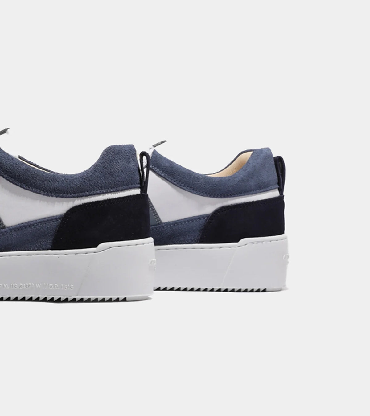 Point Dume Plain Leather Suede - Blue