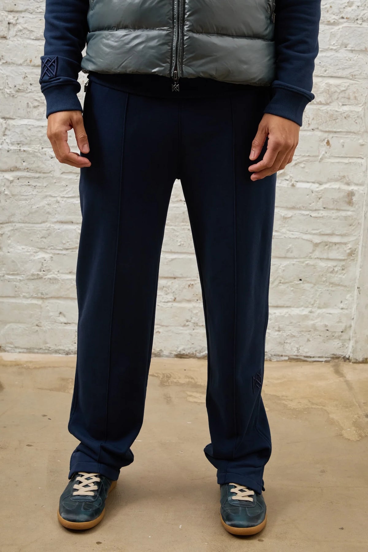 Prince Split Hem Sweatpants - Navy