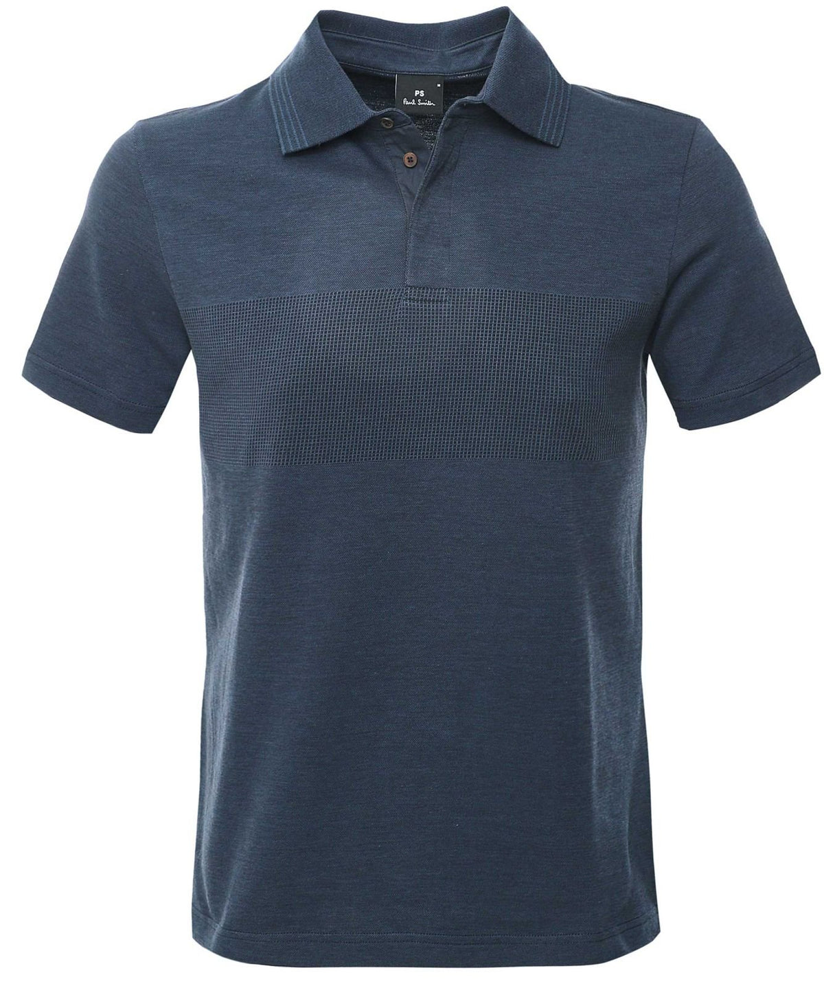 Jacquard Polo Shirt - Navy