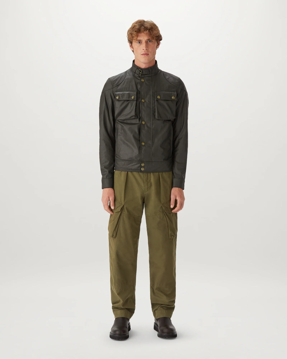 Racemaster Wax Jacket - Olive Green