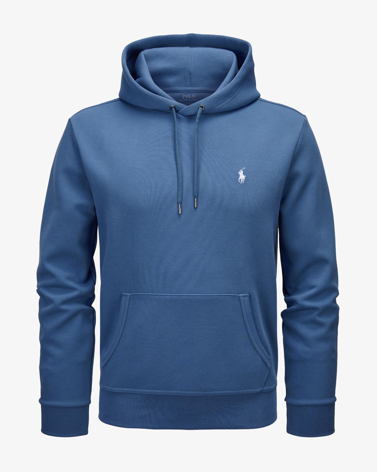Double Knit Overhead Hoodie - Blue