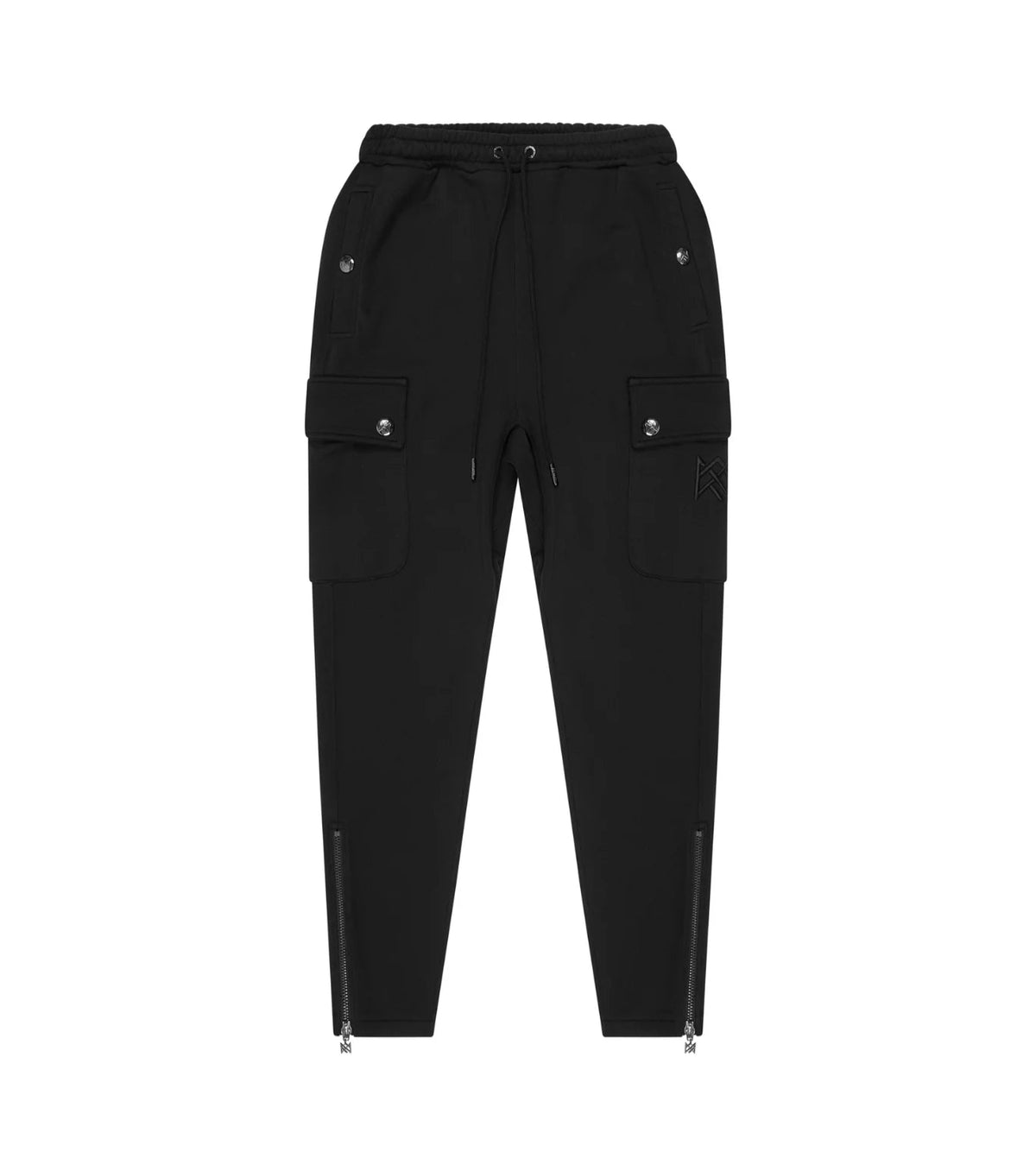 Crown Cargo Sweatpants - Black