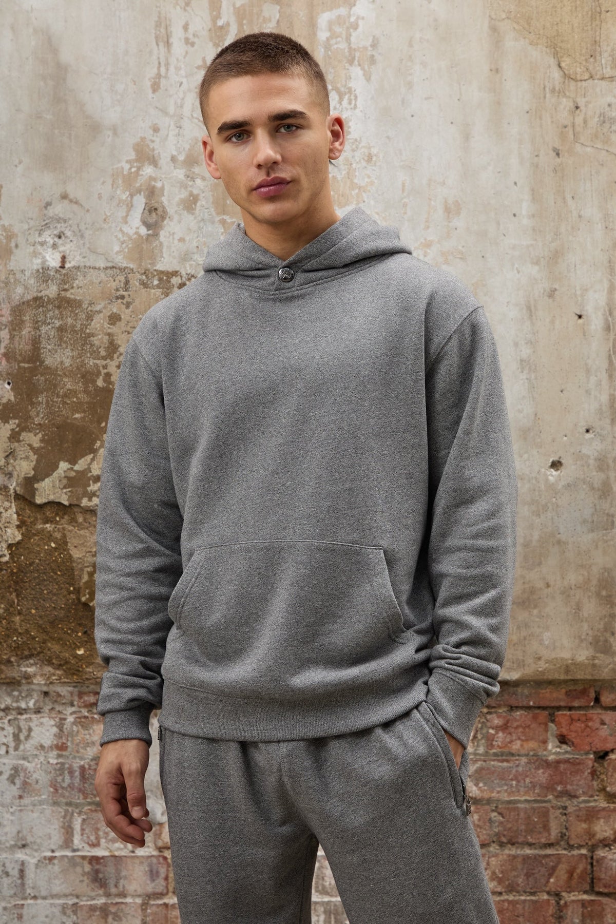 Baron Overhead Hoodie - Grey