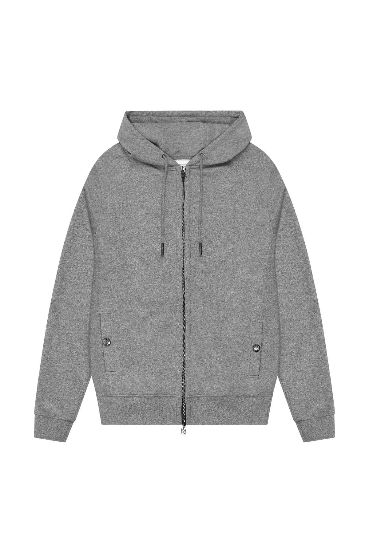 Prince Zip Through Hoodie - Grey