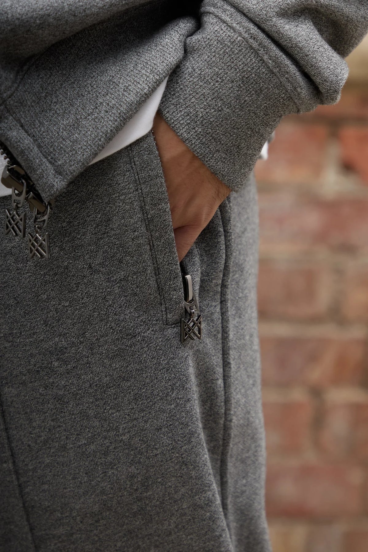 Prince Split Hem Sweatpants - Grey