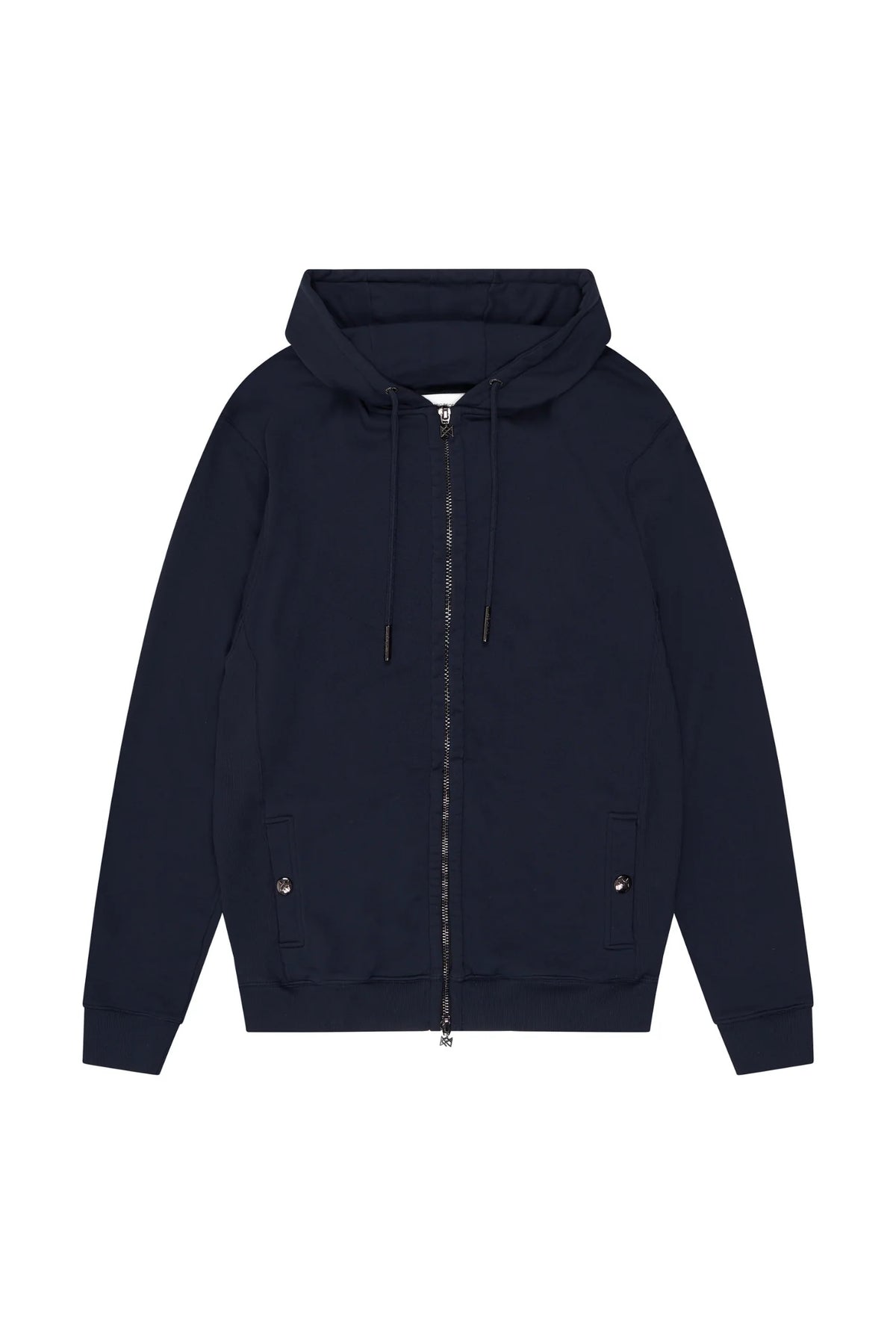 Prince Zip Through Hoodie - Navy