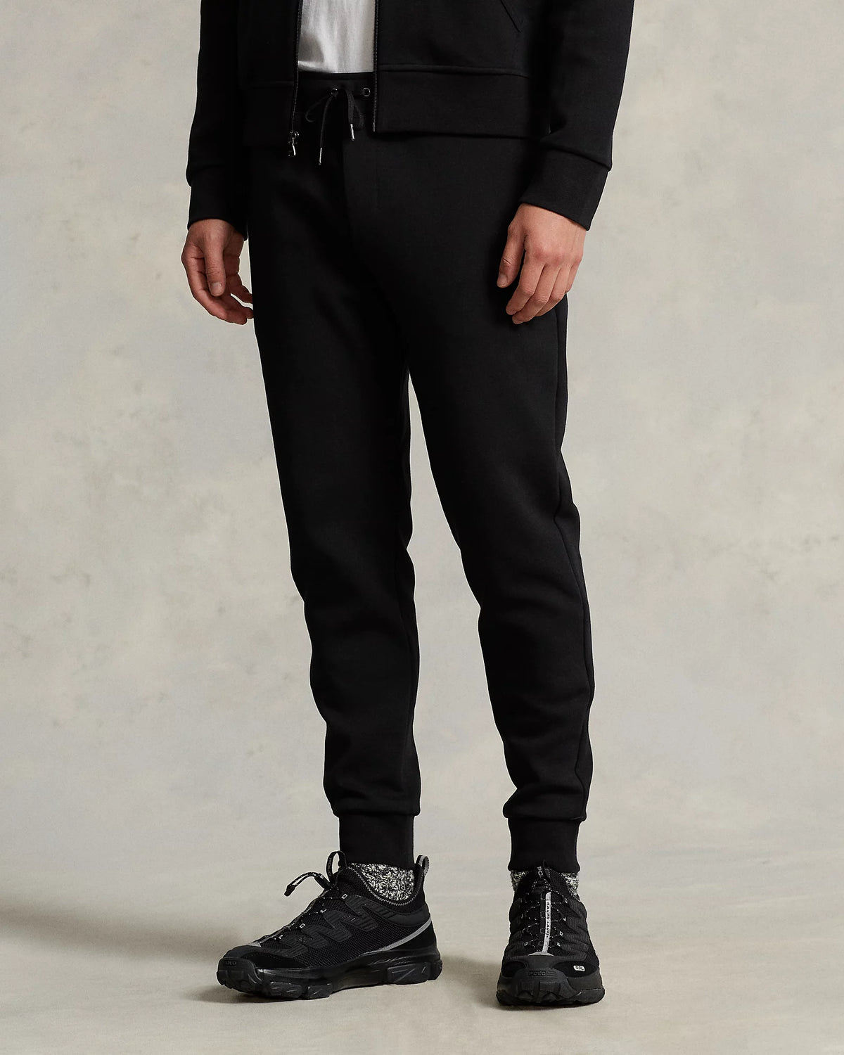 Double Knit Jogger Pant - Black