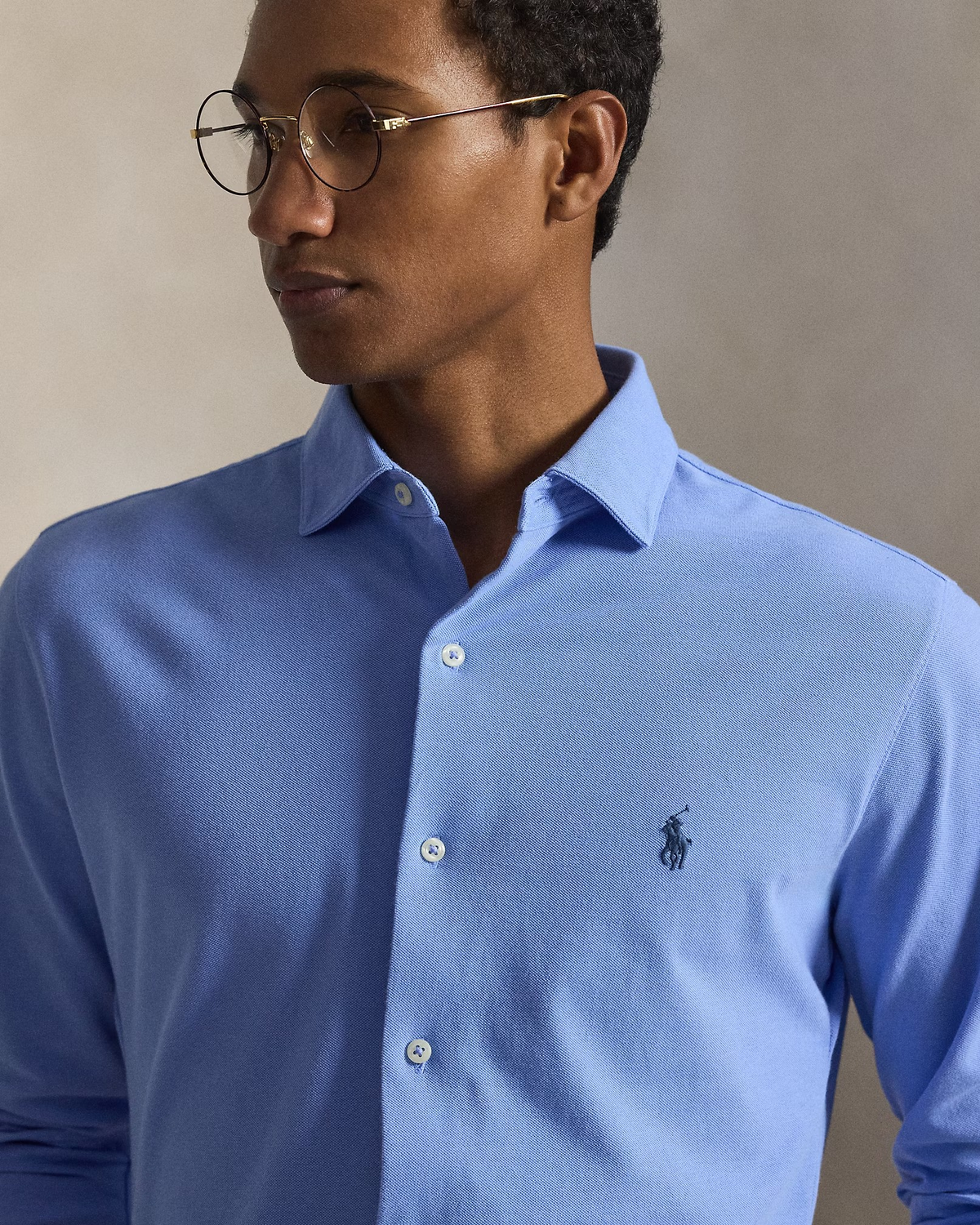 Featherweight Mesh Shirt - Sky Blue