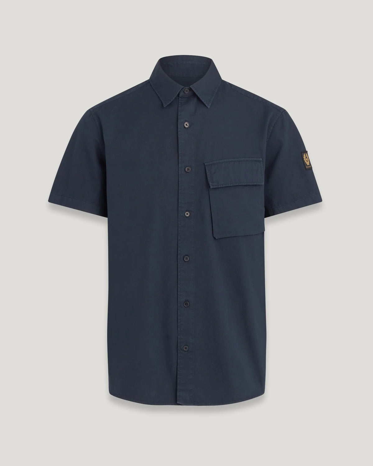 Scale Short Sleeved Shirt - Navy